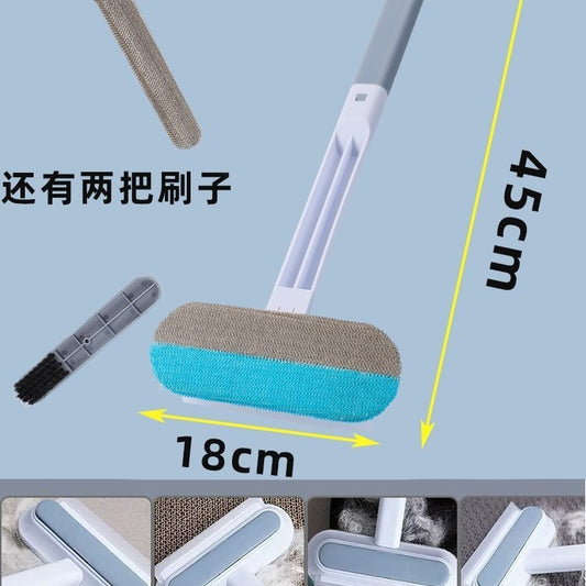 Pet hair remover, dog and cat hair cleaning tool, wet and dry dual-purpose multi-function cleaning brush, three-in-one household hair remover